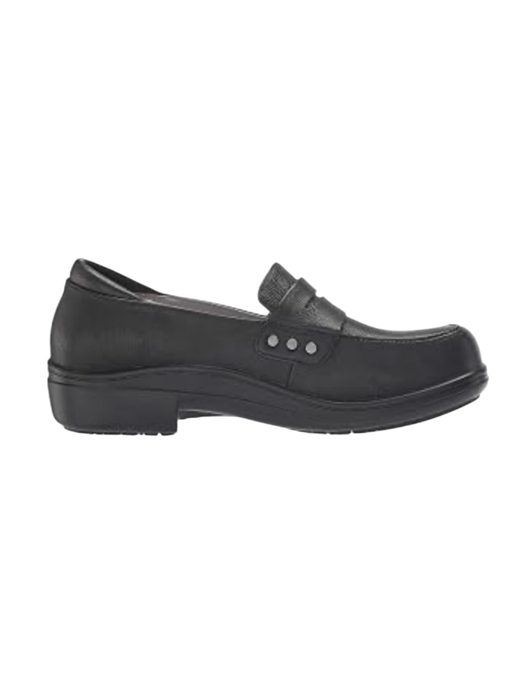 Alegria Taylor black leather penny loafers Size 38